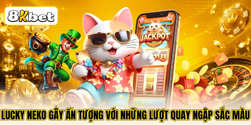 8KBET Hợp Tác V8KBET - Đón Đầu Xu Hướng Casino Thế Hệ Mới 4 Lucky Neko gây ấn tượng với những lượt quay ngập sắc màu